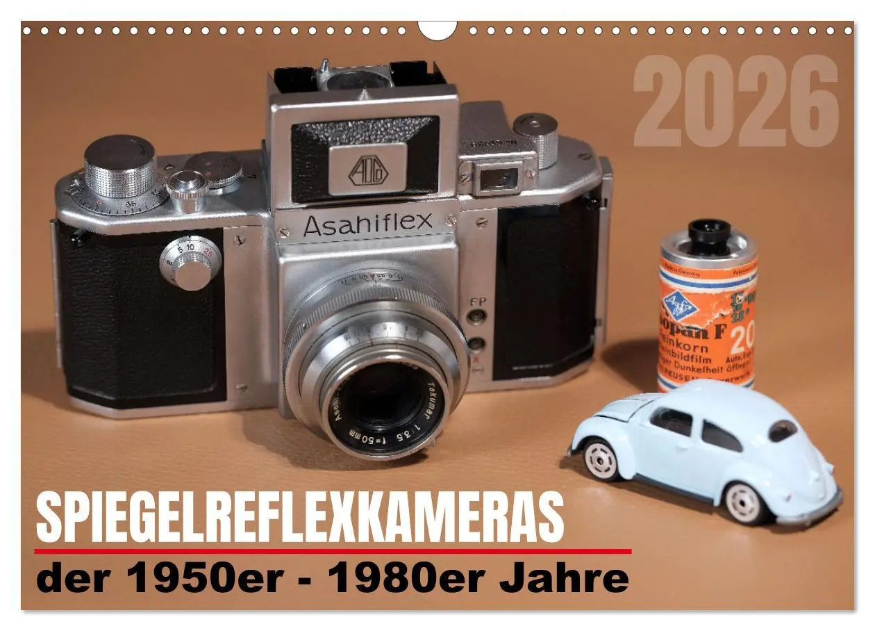 Cover: 9783457640432 | Spiegelreflexkameras der 1950er-1980er Jahre (Wandkalender 2026 DIN...