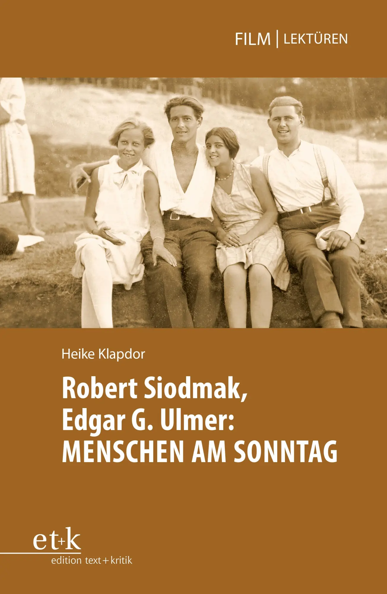 Cover: 9783689300432 | Robert Siodmak, Edgar G. Ulmer: MENSCHEN AM SONNTAG | Heike Klapdor