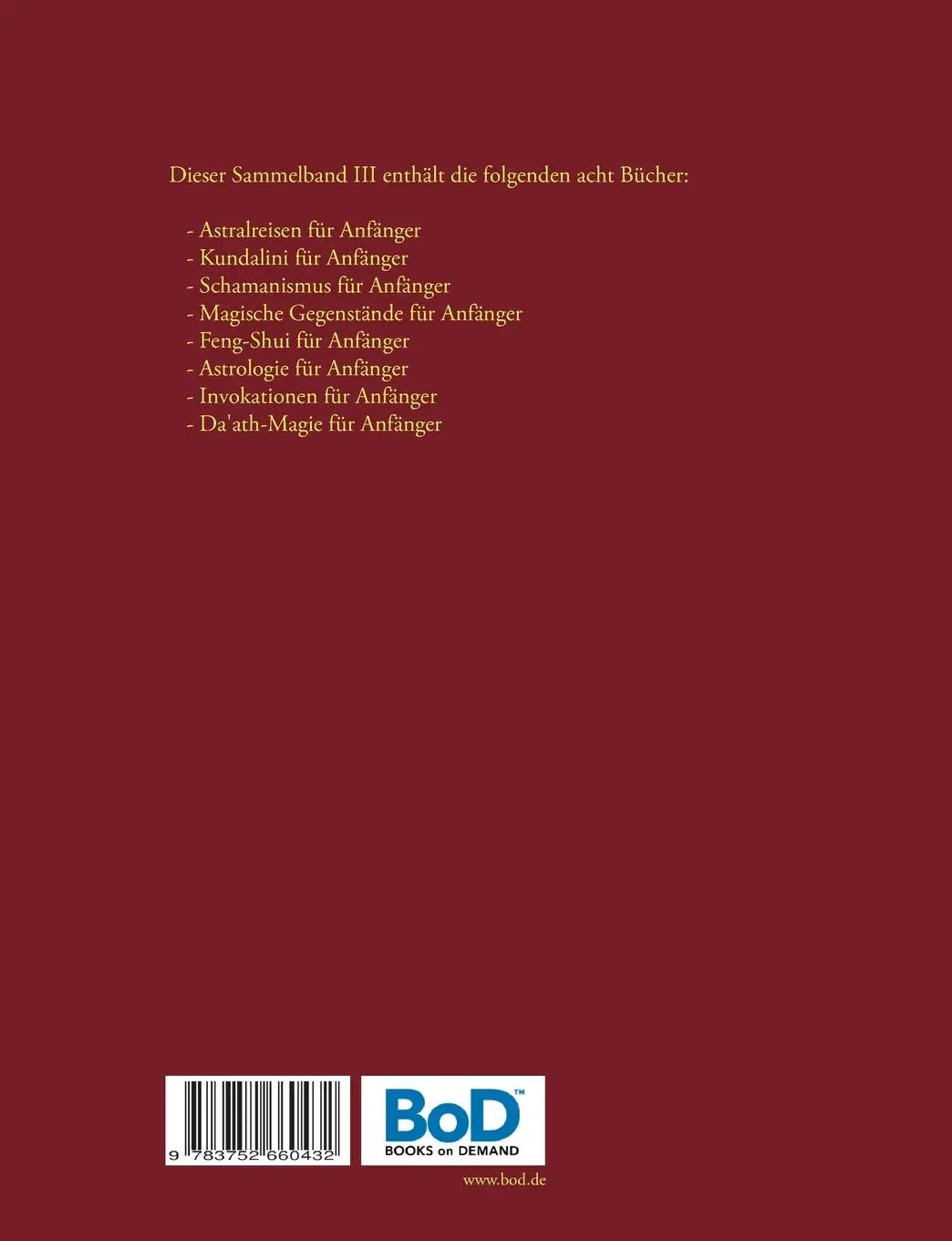 Rückseite: 9783752660432 | Magie für Anfänger - Sammelband III | Harry Eilenstein | Taschenbuch