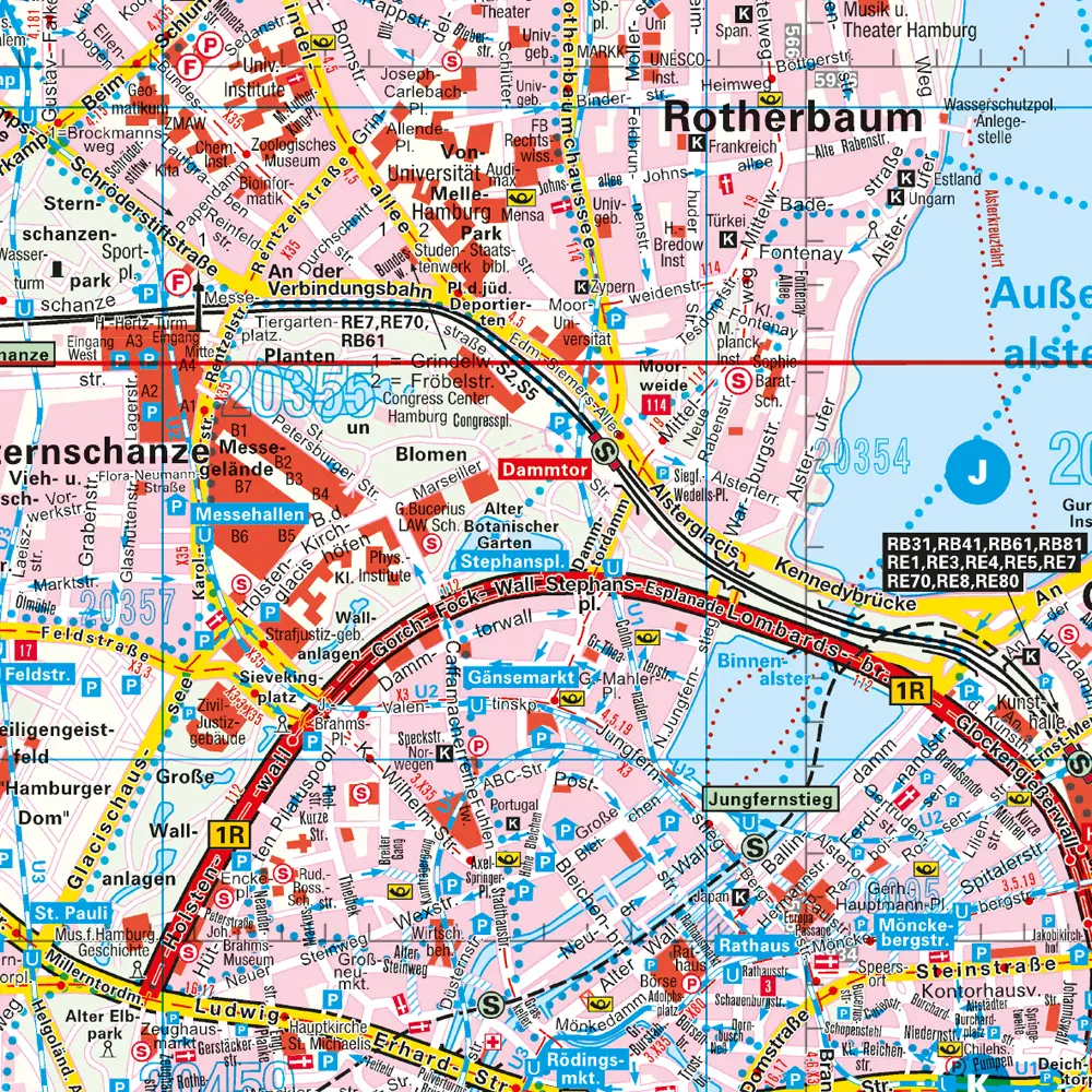 Bild: 9783827900432 | Falk Stadtplan Extra Hamburg 1:25.000 | (Land-)Karte | Deutsch | 2024