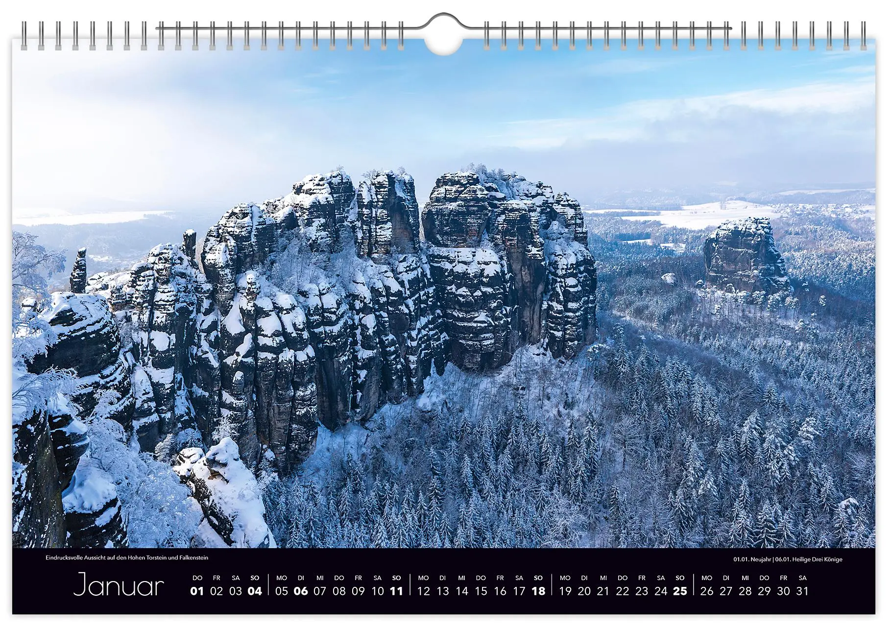 Bild: 9783910680432 | Kalender Faszinierende Sächsische Schweiz 2026 | Peter Schubert | 2026