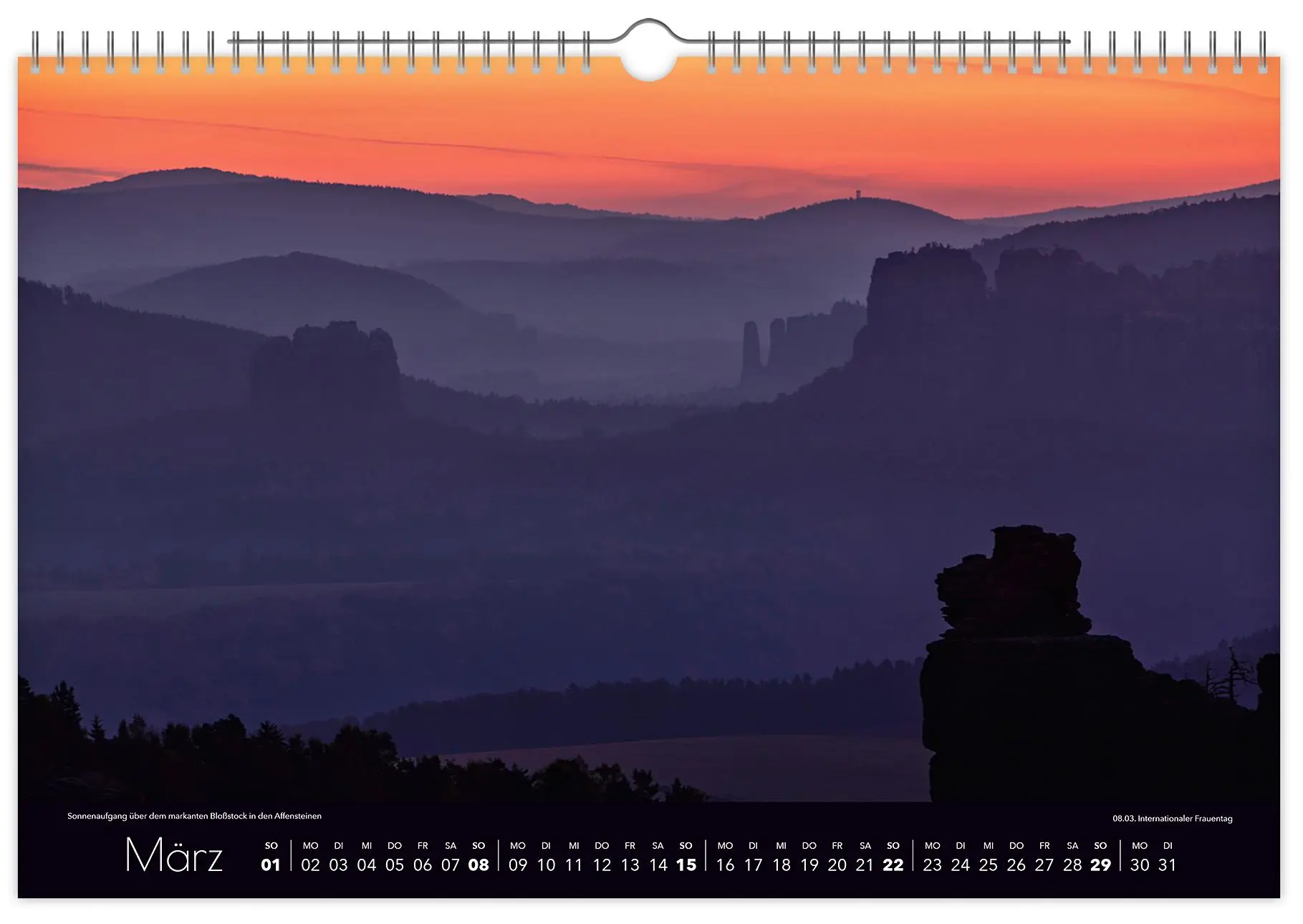 Bild: 9783910680432 | Kalender Faszinierende Sächsische Schweiz 2026 | Peter Schubert | 2026
