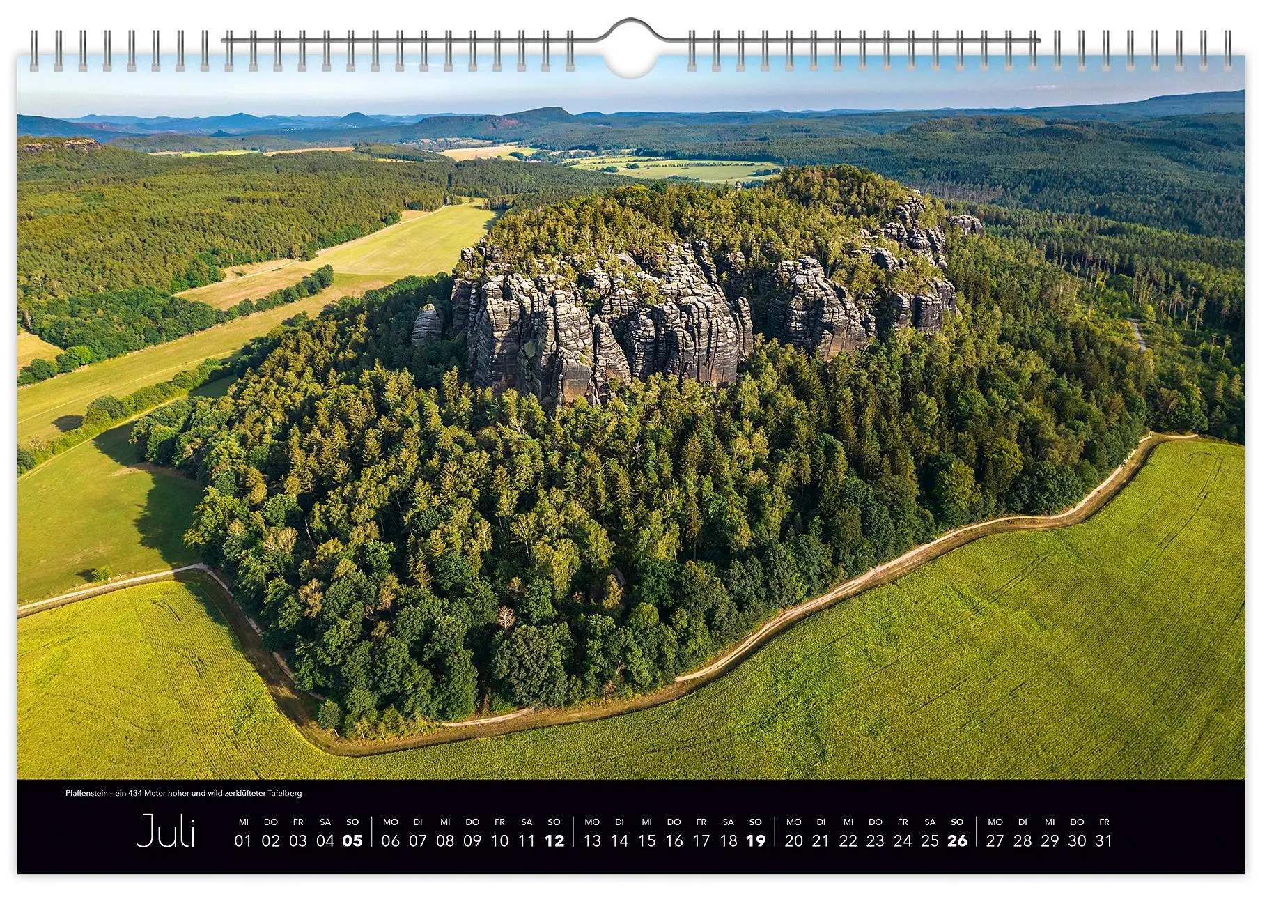 Bild: 9783910680432 | Kalender Faszinierende Sächsische Schweiz 2026 | Peter Schubert | 2026