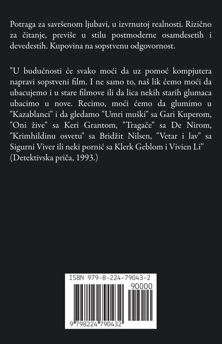 Rückseite: 9798224790432 | Detektivska pri¿a | Zoran Grbi¿ | Taschenbuch | ? | 2024 | Zoran Grbi¿