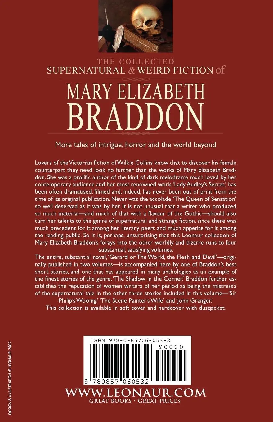 Rückseite: 9780857060532 | The Collected Supernatural and Weird Fiction of Mary Elizabeth Braddon