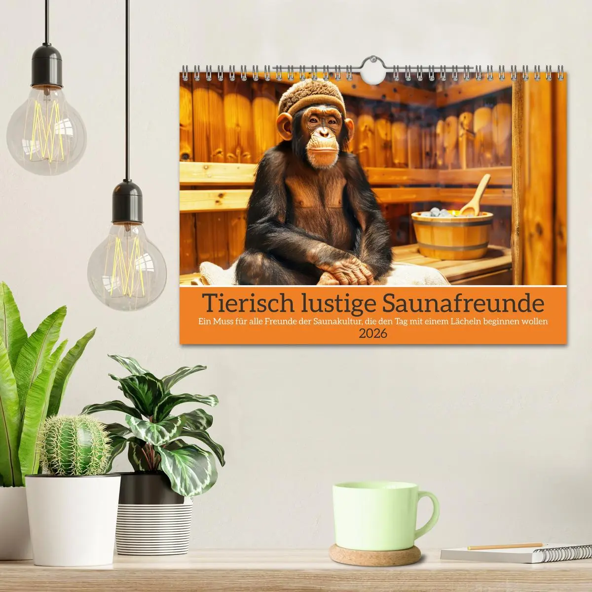 Bild: 9783457320532 | Tierisch lustige Saunafreunde (Wandkalender 2026 DIN A4 quer),...
