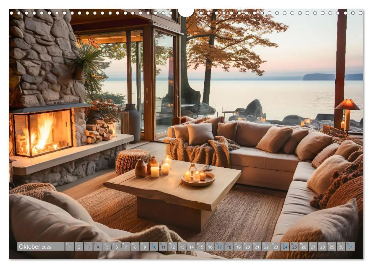 Bild: 9783457490532 | Strandhausidylle (Wandkalender 2026 DIN A3 quer), CALVENDO...