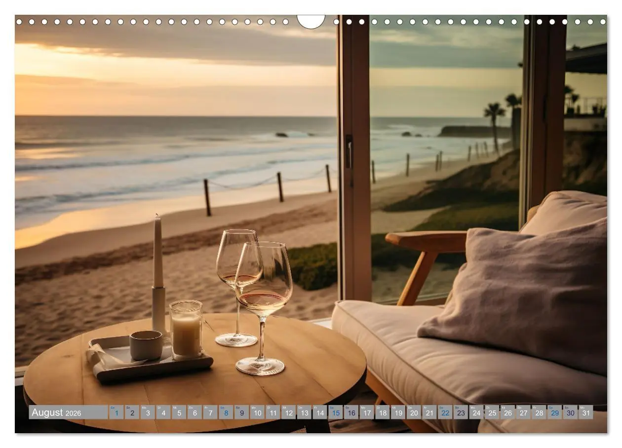Bild: 9783457490532 | Strandhausidylle (Wandkalender 2026 DIN A3 quer), CALVENDO...