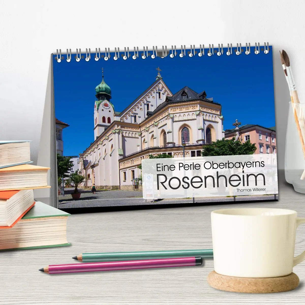 Bild: 9783457940532 | Eine Perle Oberbayerns - Rosenheim (Tischkalender 2026 DIN A5...