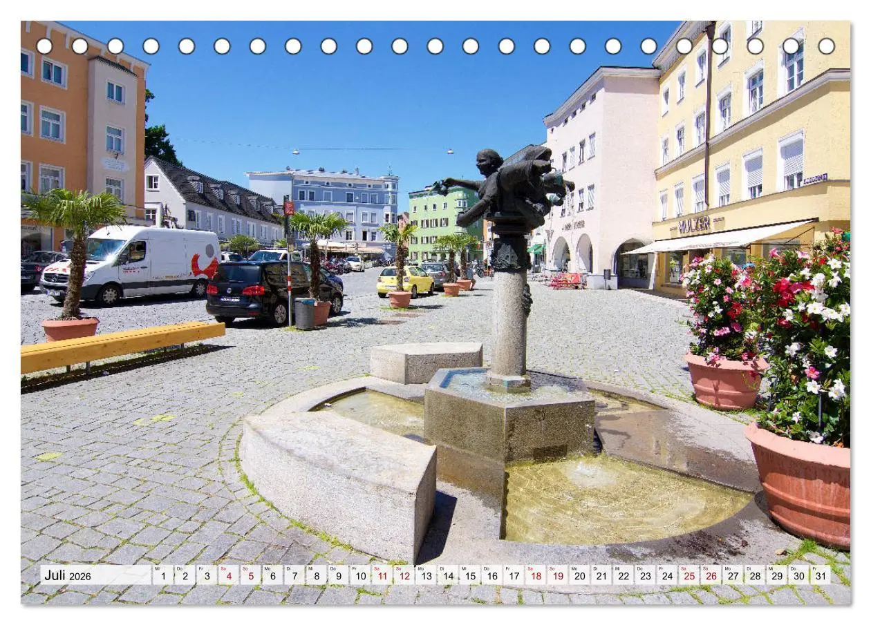 Bild: 9783457940532 | Eine Perle Oberbayerns - Rosenheim (Tischkalender 2026 DIN A5...