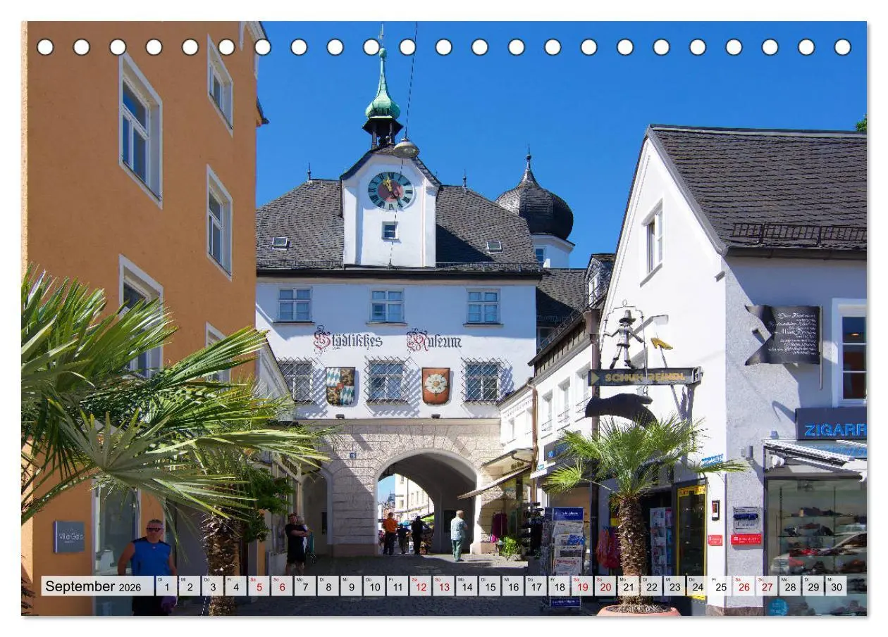 Bild: 9783457940532 | Eine Perle Oberbayerns - Rosenheim (Tischkalender 2026 DIN A5...