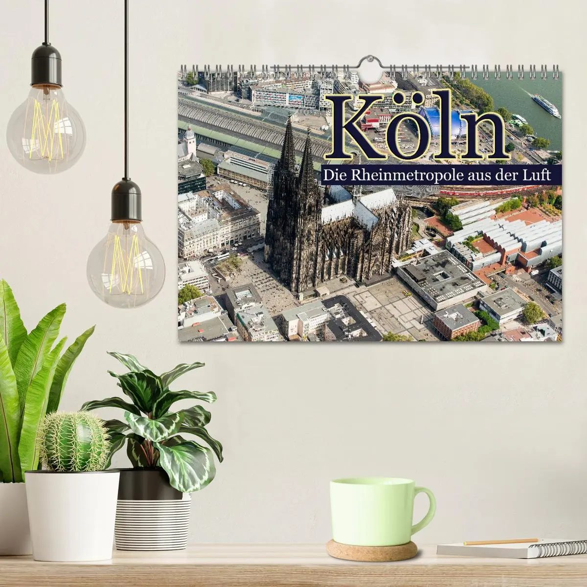 Bild: 9783516100532 | Köln - Die Rheinmetropole aus der Luft (Wandkalender 2026 DIN A4...
