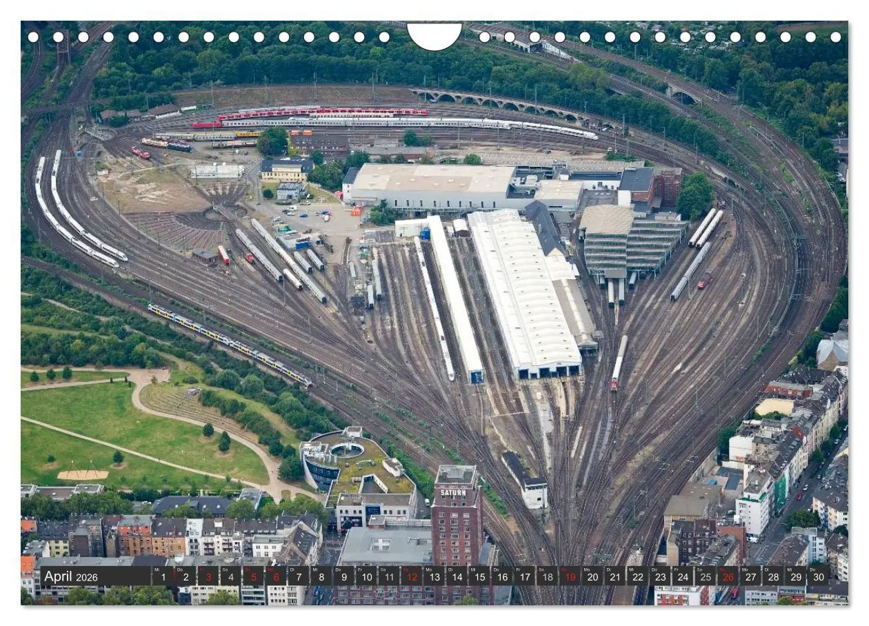 Bild: 9783516100532 | Köln - Die Rheinmetropole aus der Luft (Wandkalender 2026 DIN A4...