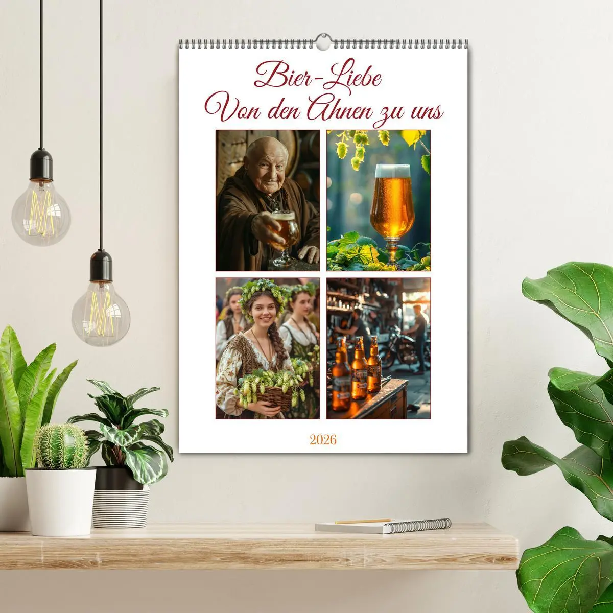 Bild: 9783516270532 | Bier-Liebe Von den Ahnen zu uns (Wandkalender 2026 DIN A2 hoch),...