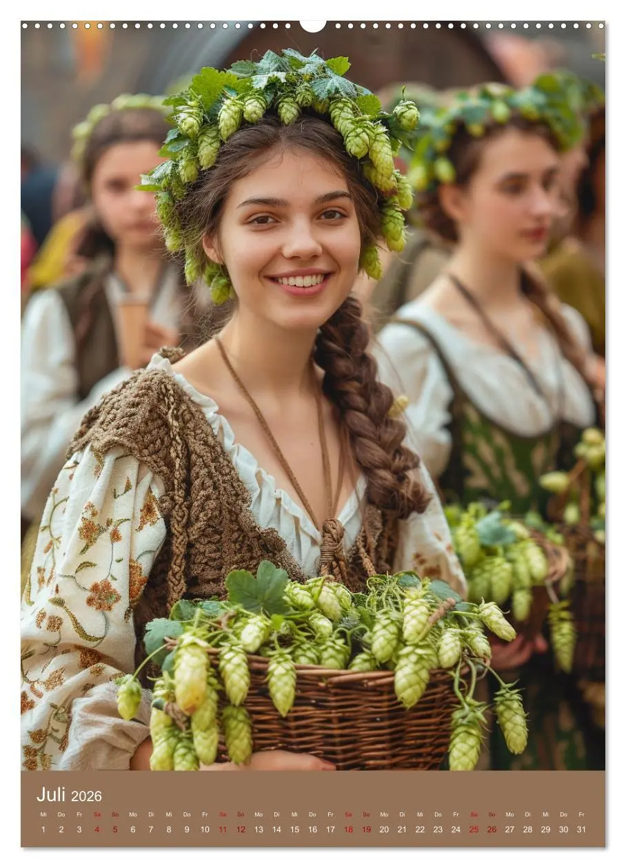 Bild: 9783516270532 | Bier-Liebe Von den Ahnen zu uns (Wandkalender 2026 DIN A2 hoch),...