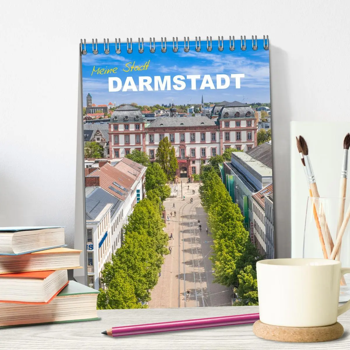 Bild: 9783516410532 | Meine Stadt Darmstadt (Tischkalender 2026 DIN A5 hoch), CALVENDO...