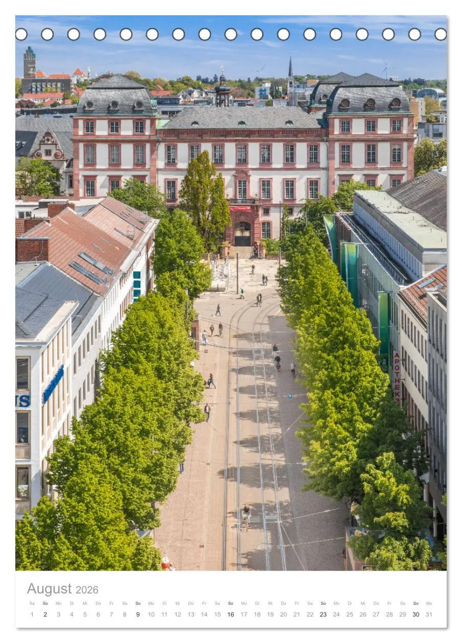 Bild: 9783516410532 | Meine Stadt Darmstadt (Tischkalender 2026 DIN A5 hoch), CALVENDO...