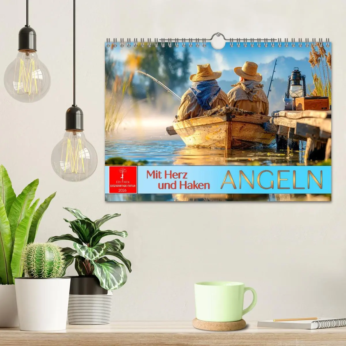 Bild: 9783516650532 | Angeln mit Herz und Haken (Wandkalender 2026 DIN A4 quer), CALVENDO...