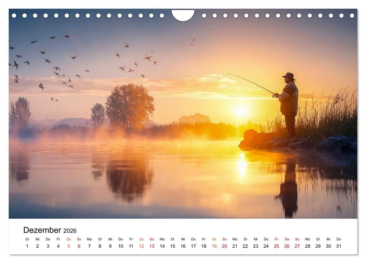 Bild: 9783516650532 | Angeln mit Herz und Haken (Wandkalender 2026 DIN A4 quer), CALVENDO...