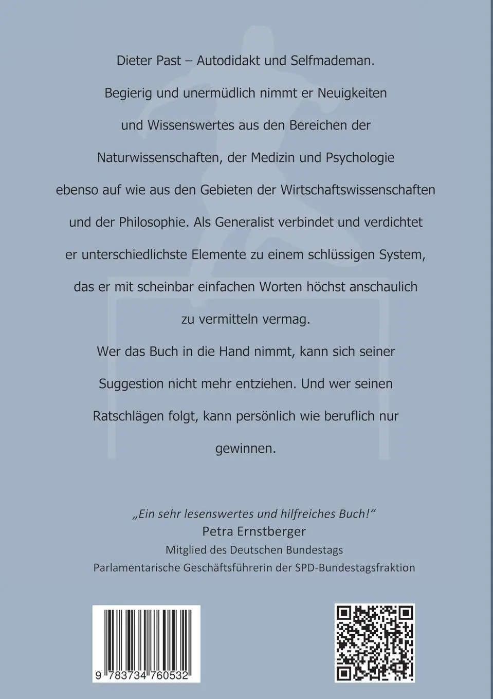 Rückseite: 9783734760532 | Erfolgreich als Lebensunternehmer | Dieter Past | Taschenbuch | 260 S.