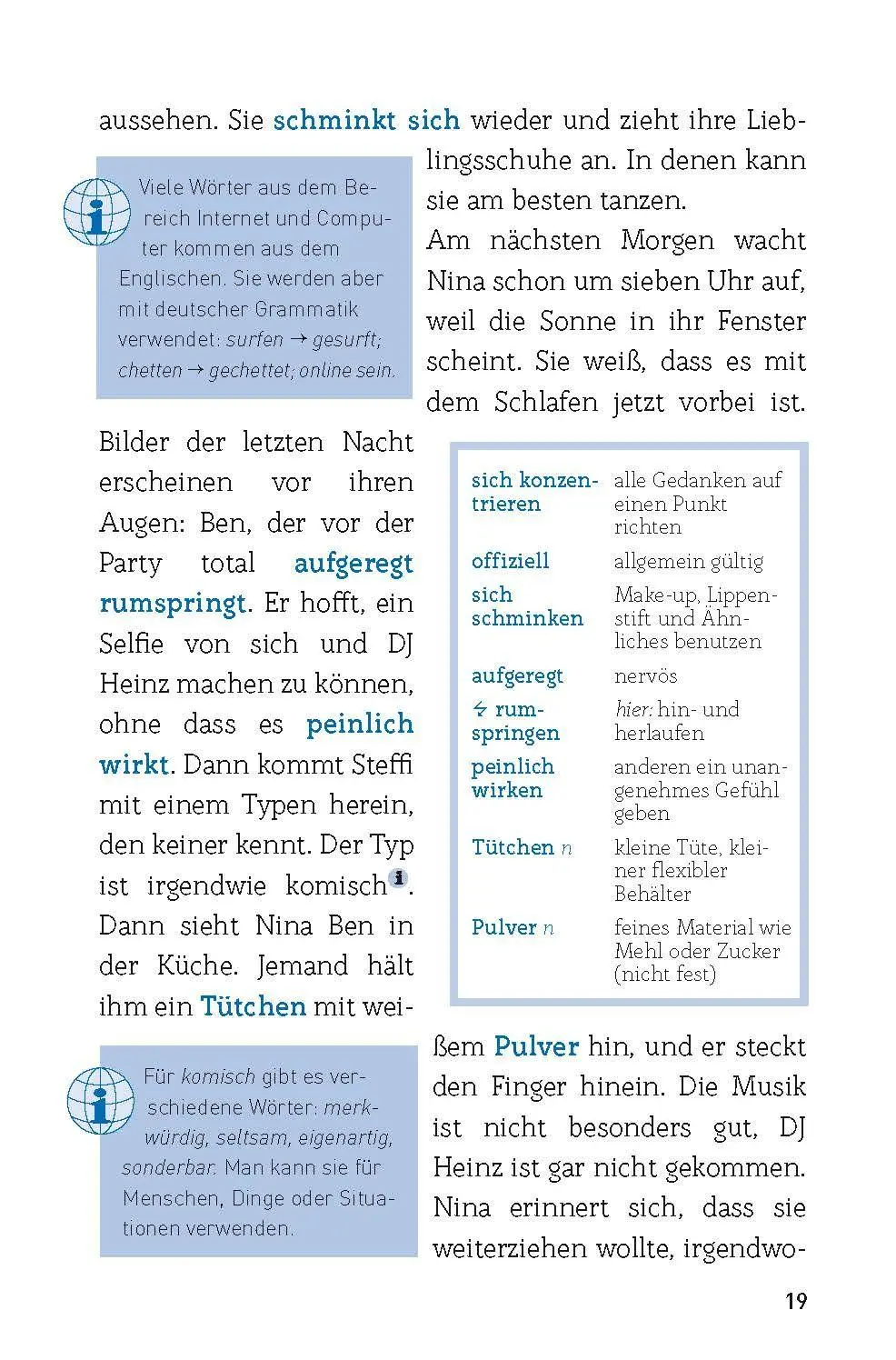 Bild: 9783790100532 | Nina geht | Deutsch als Fremdsprache (DaF) A2 | Arwen Schnack (u. a.)