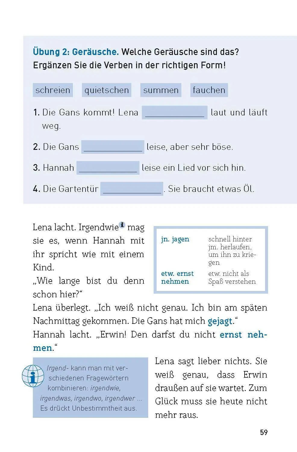 Bild: 9783790100532 | Nina geht | Deutsch als Fremdsprache (DaF) A2 | Arwen Schnack (u. a.)