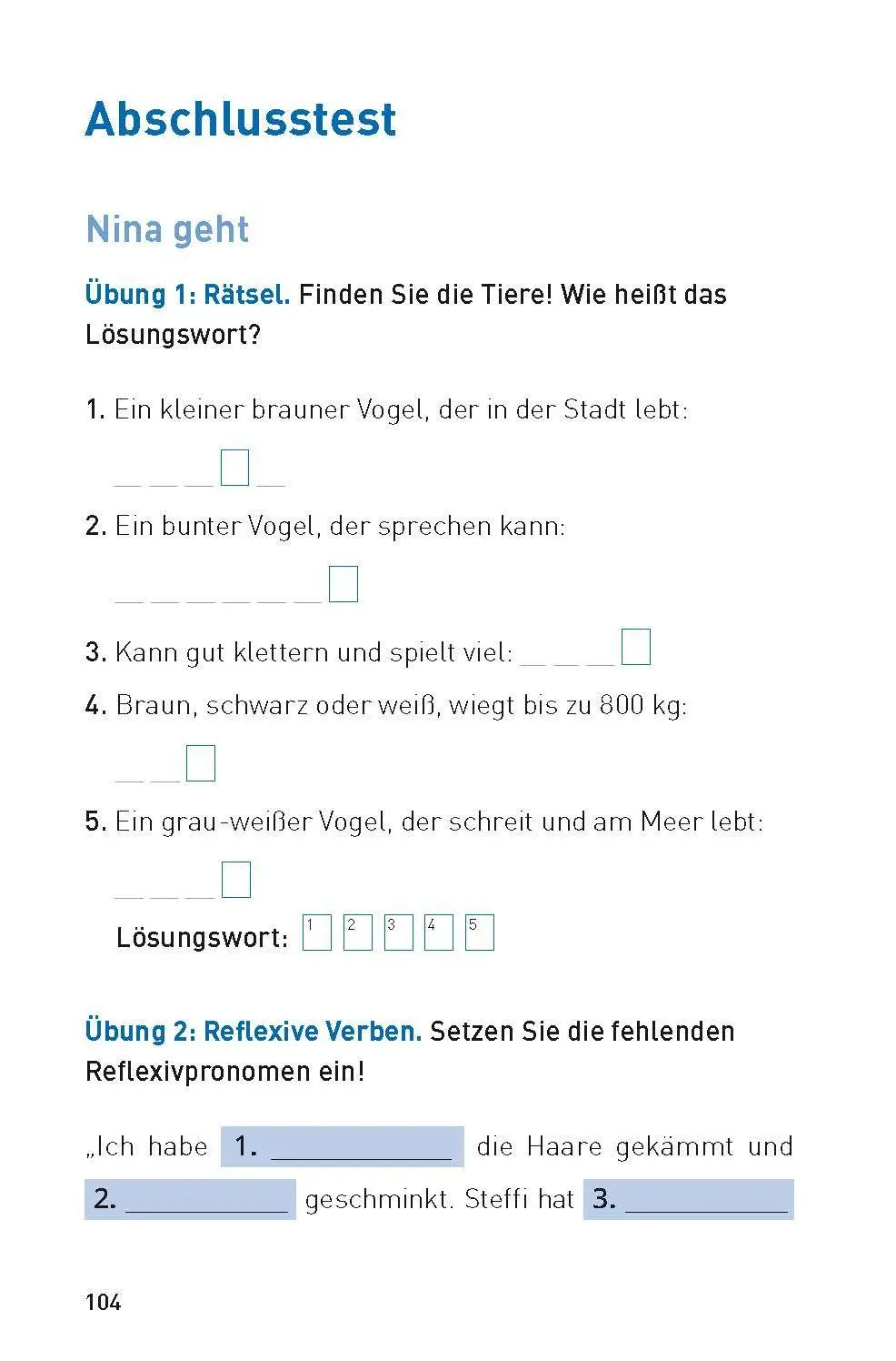 Bild: 9783790100532 | Nina geht | Deutsch als Fremdsprache (DaF) A2 | Arwen Schnack (u. a.)