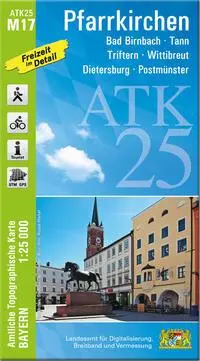 Cover: 9783987760532 | ATK25-M17 Pfarrkirchen (Amtliche Topographische Karte 1:25000) | 2024