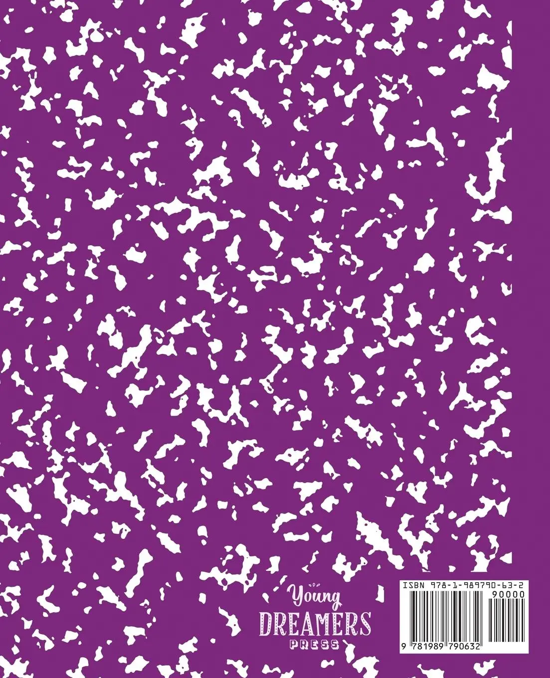 Rückseite: 9781989790632 | Marble Composition Notebook College Ruled | Young Dreamers Press