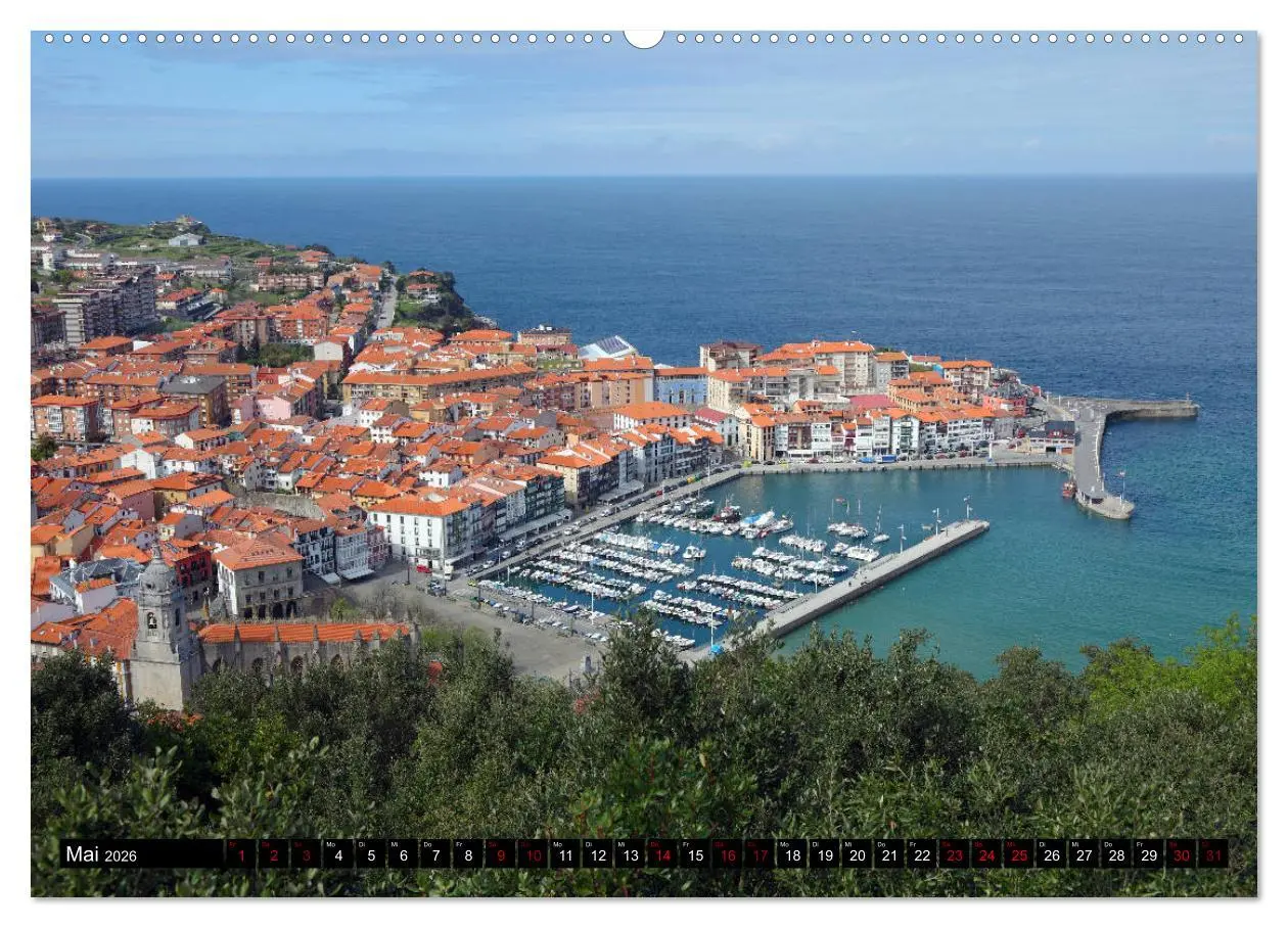 Bild: 9783457860632 | Spaniens Baskenland (Wandkalender 2026 DIN A2 quer), CALVENDO...