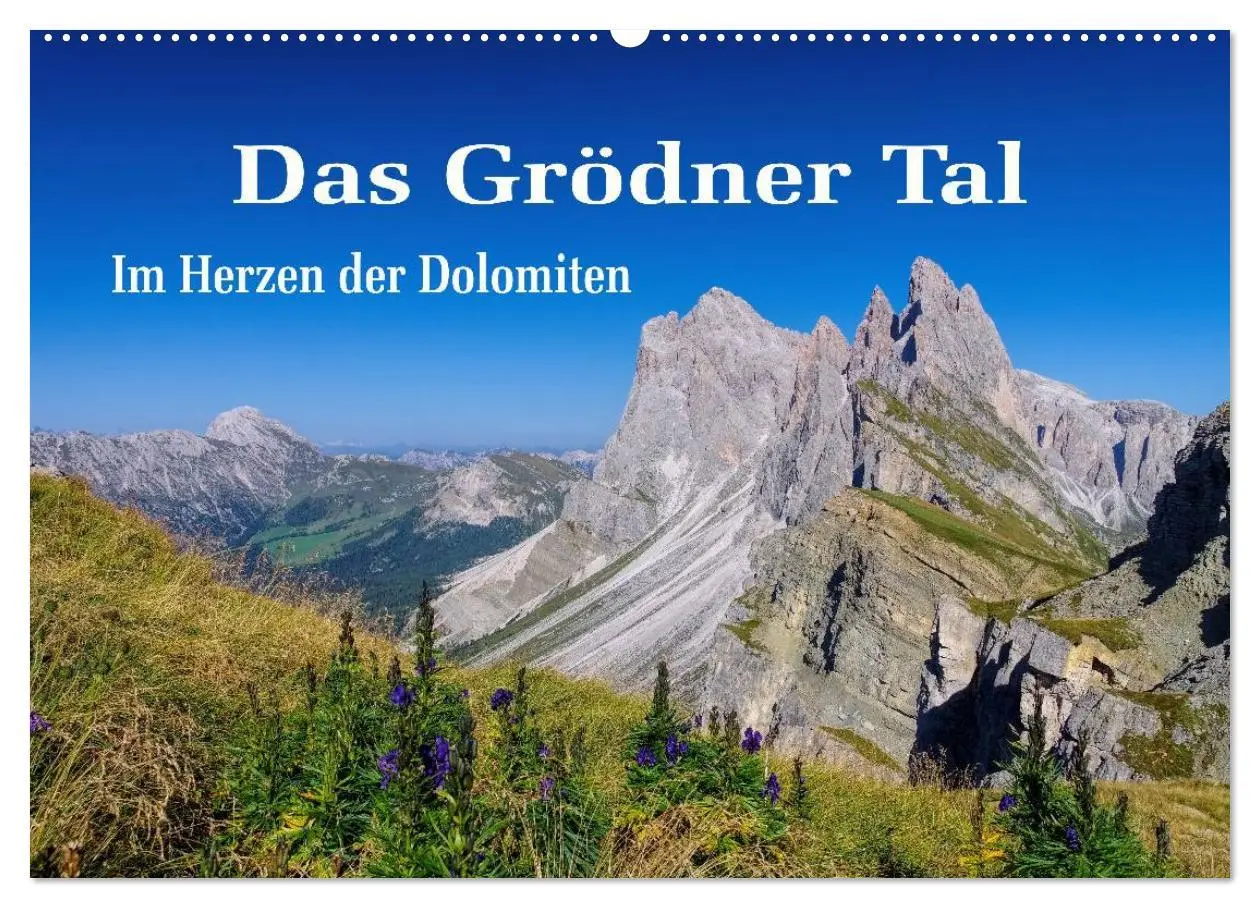 Cover: 9783516020632 | Das Grödner Tal - Im Herzen der Dolomiten (Wandkalender 2026 DIN A2...