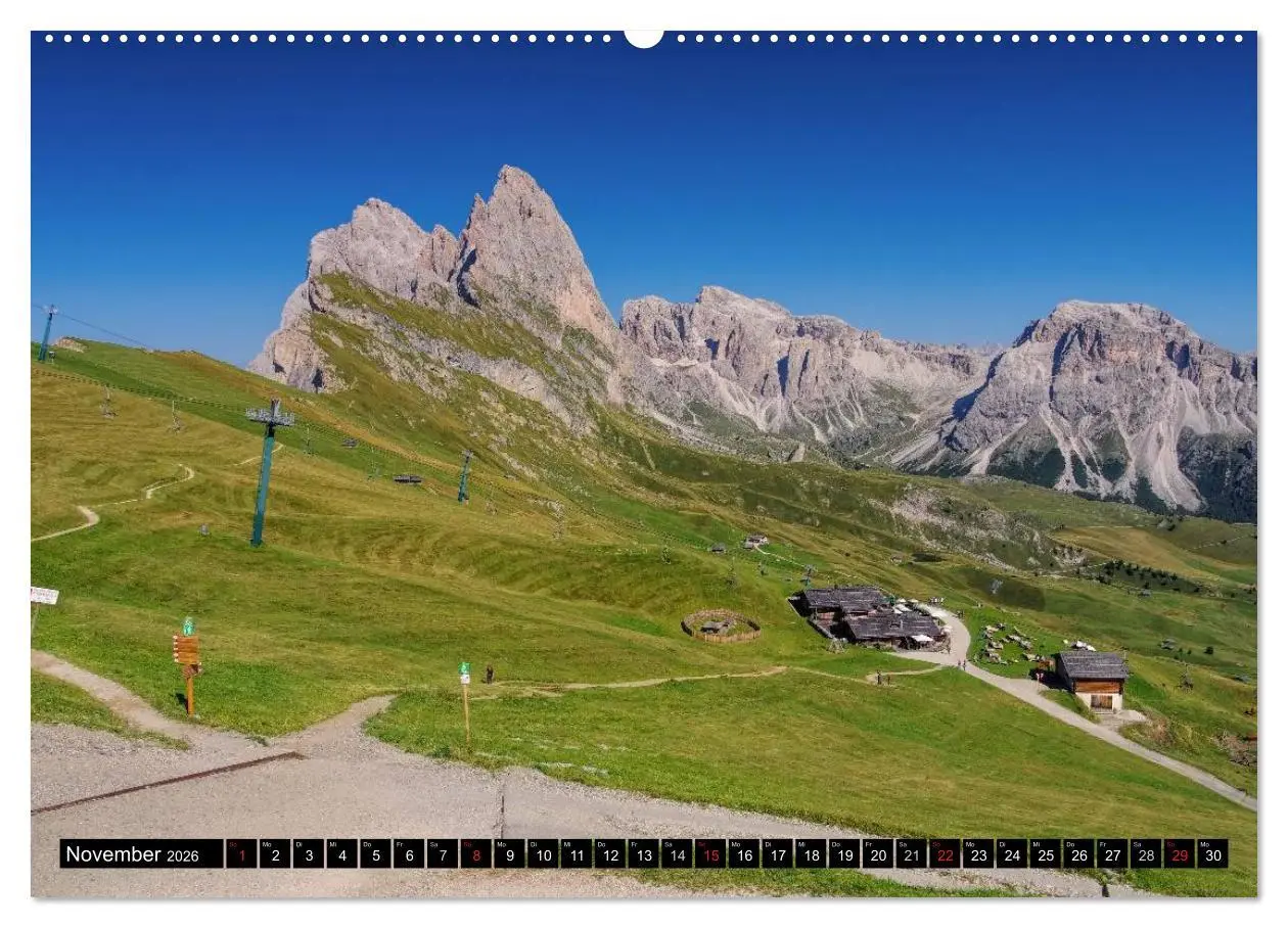 Bild: 9783516020632 | Das Grödner Tal - Im Herzen der Dolomiten (Wandkalender 2026 DIN A2...