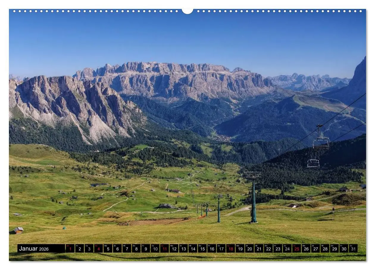 Bild: 9783516020632 | Das Grödner Tal - Im Herzen der Dolomiten (Wandkalender 2026 DIN A2...