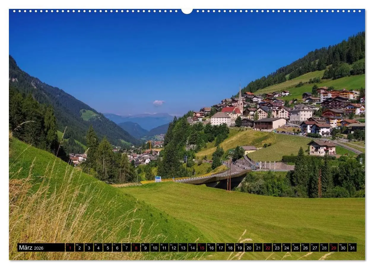 Bild: 9783516020632 | Das Grödner Tal - Im Herzen der Dolomiten (Wandkalender 2026 DIN A2...