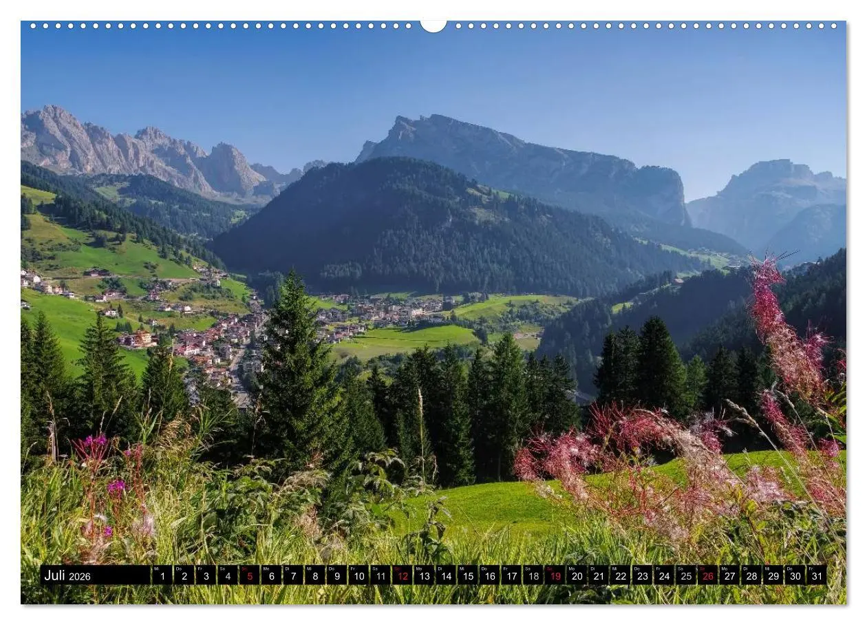 Bild: 9783516020632 | Das Grödner Tal - Im Herzen der Dolomiten (Wandkalender 2026 DIN A2...