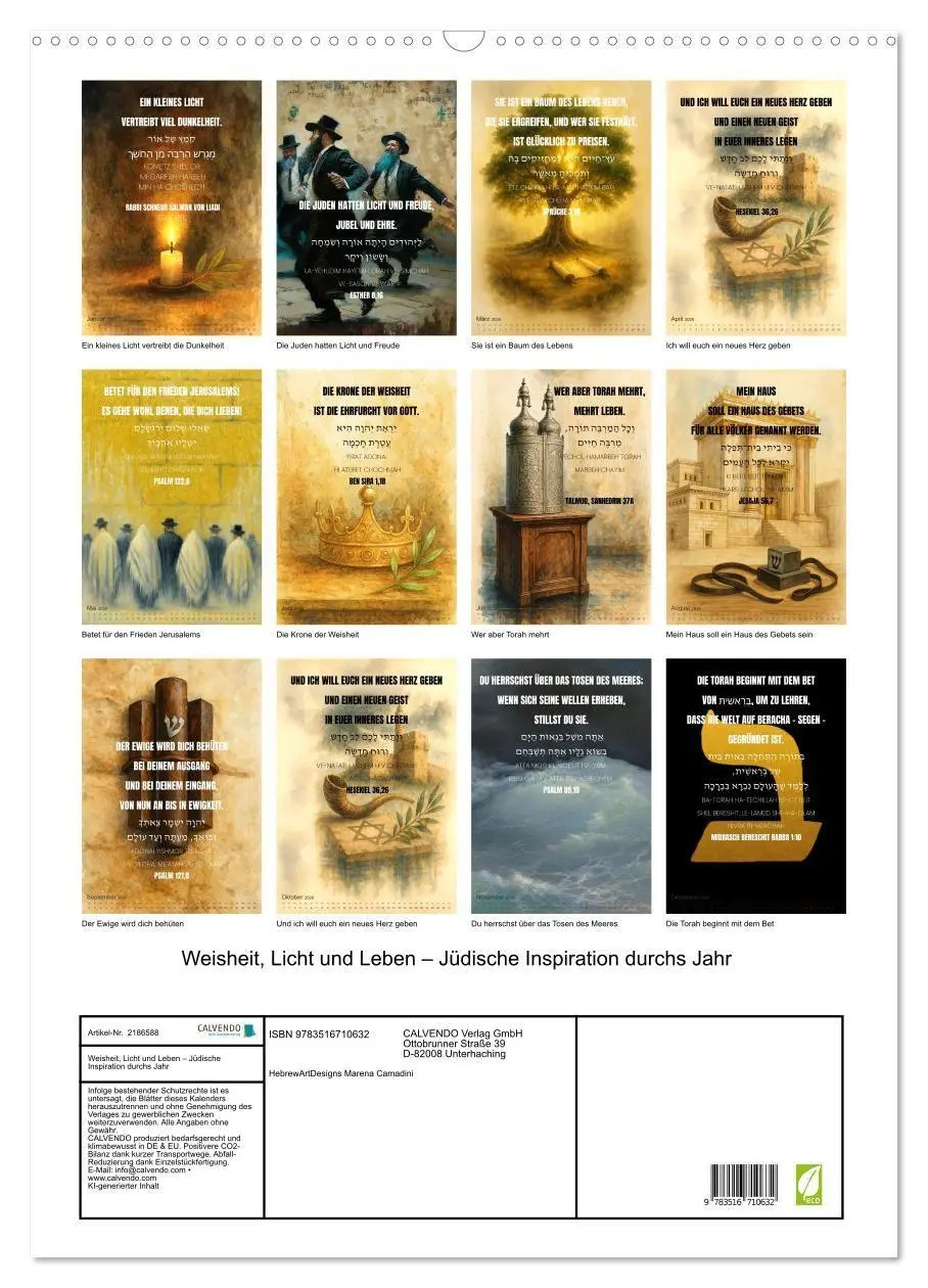 Bild: 9783516710632 | Weisheit, Licht und Leben - Jüdische Inspiration durchs Jahr...