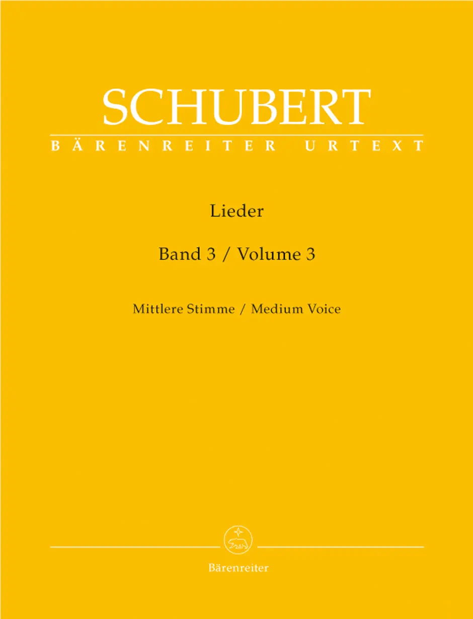 Cover: 9790006530632 | Lieder Band 3 | Mittlere Stimme / Medium Voice | Franz Schubert | Buch