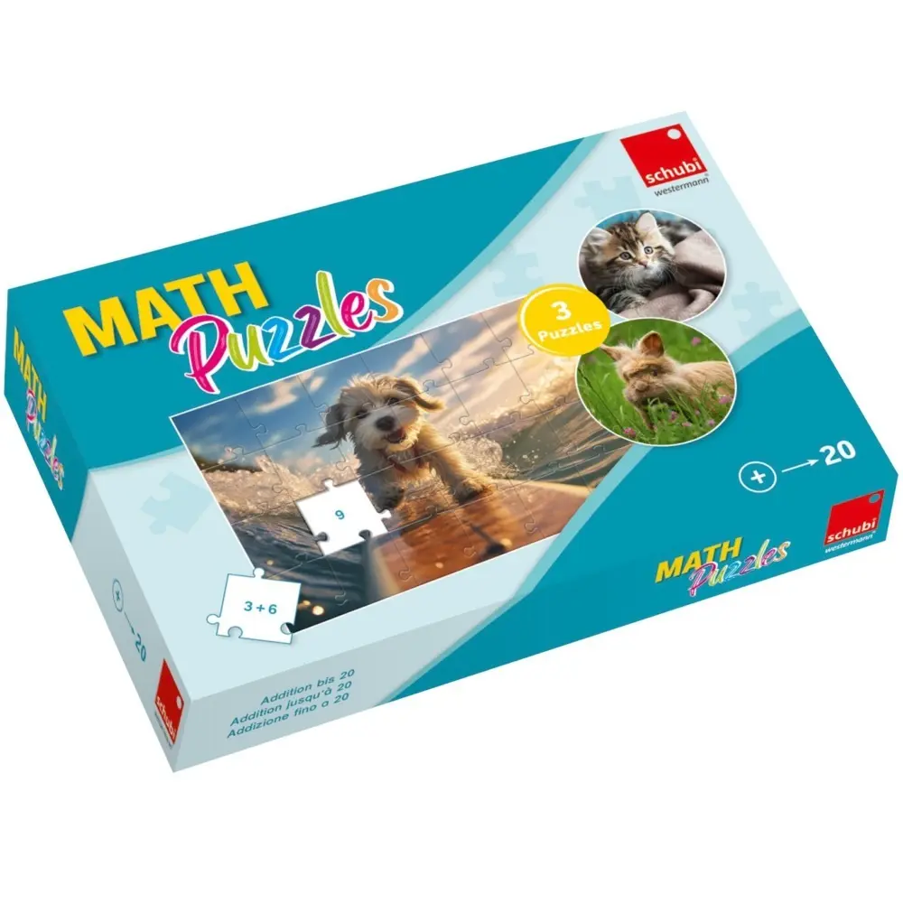 Cover: 9783039760732 | SCHUBI MathPuzzles | Addition bis 20 | Box | Deutsch | 2024