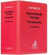 Sartorius II. Internationale Verträge - Europarecht (ohne Fortsetzungsnotierung). Inkl. 72. Ergänzungslieferung | Carl Sartorius | Stück | getr. Pag. | Deutsch | 2012 | C.H. Beck | EAN 9783406500732 - Sartorius, Carl