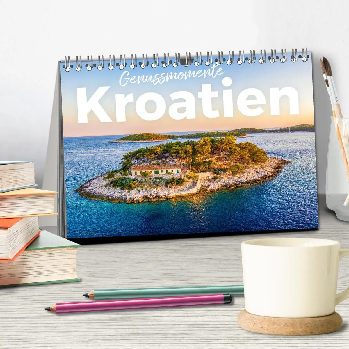 Bild: 9783457540732 | Genussmomente Kroatien (Tischkalender 2026 DIN A5 quer), CALVENDO...