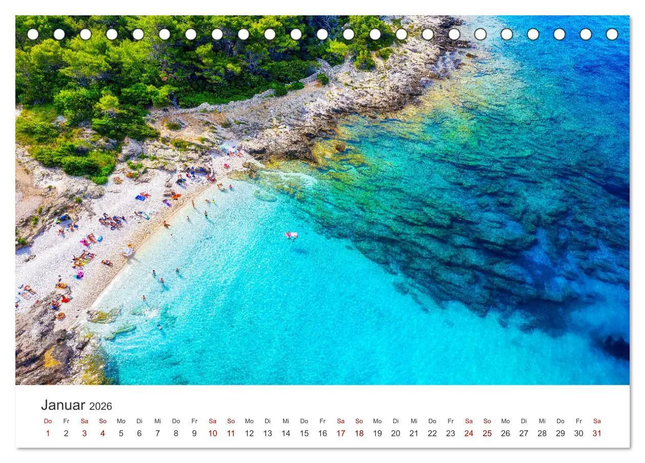 Bild: 9783457540732 | Genussmomente Kroatien (Tischkalender 2026 DIN A5 quer), CALVENDO...