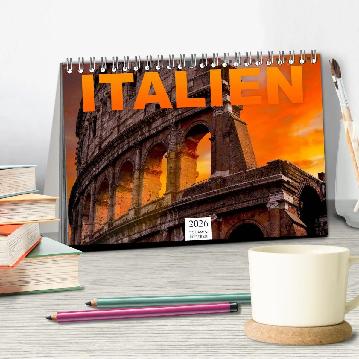 Bild: 9783457780732 | Italien - Südeuropa (Tischkalender 2026 DIN A5 quer), CALVENDO...