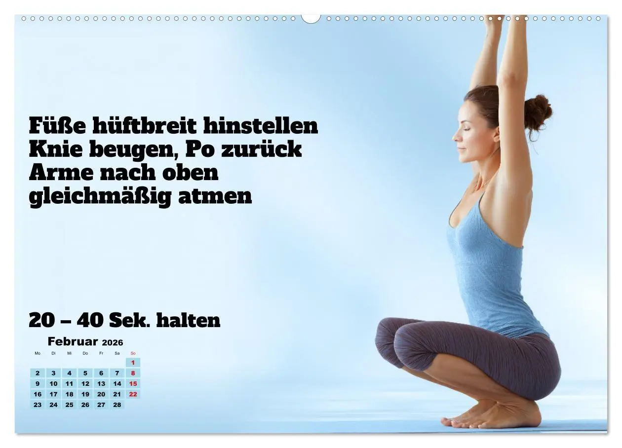 Bild: 9783516700732 | Yoga Kalender - Übungen und Meditation für jeden Monat...