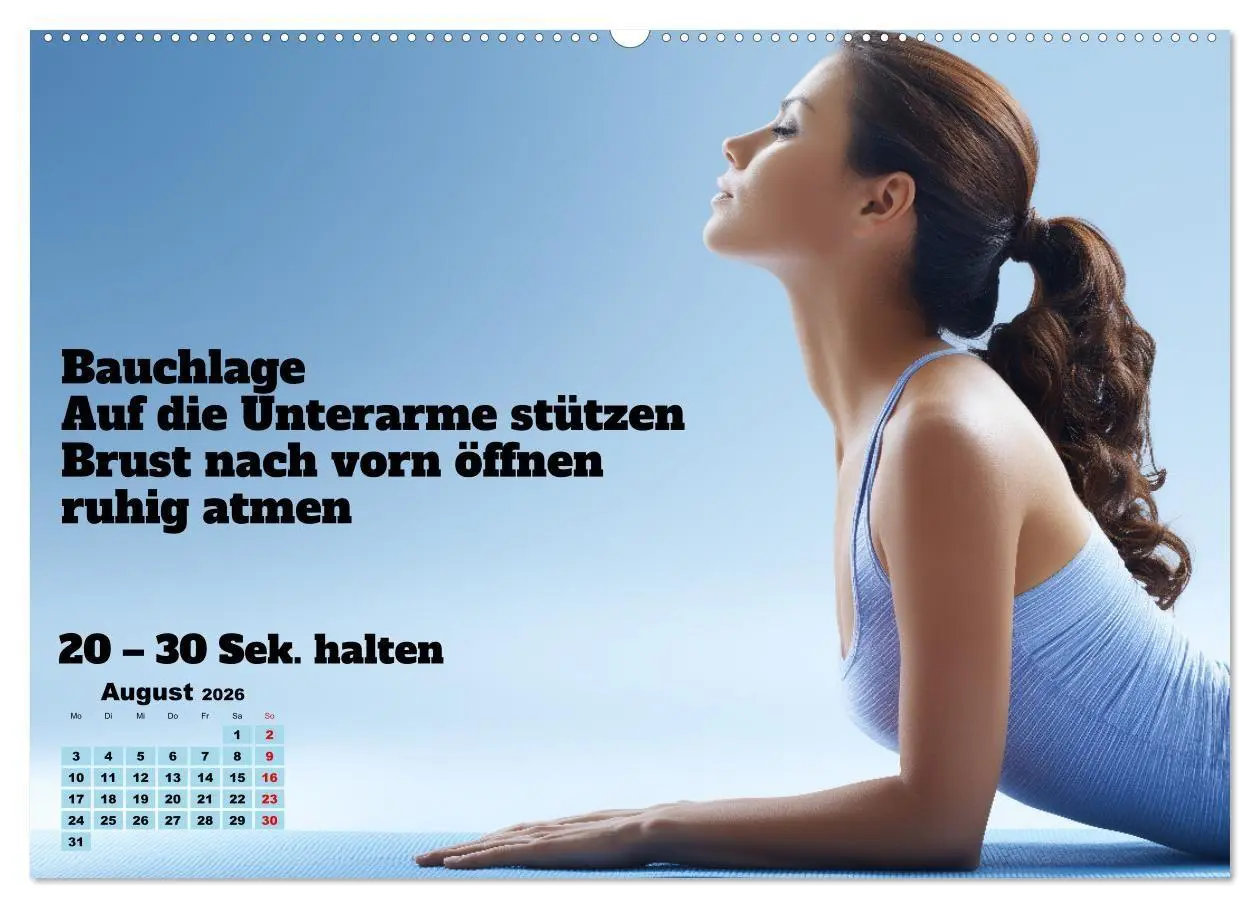 Bild: 9783516700732 | Yoga Kalender - Übungen und Meditation für jeden Monat...