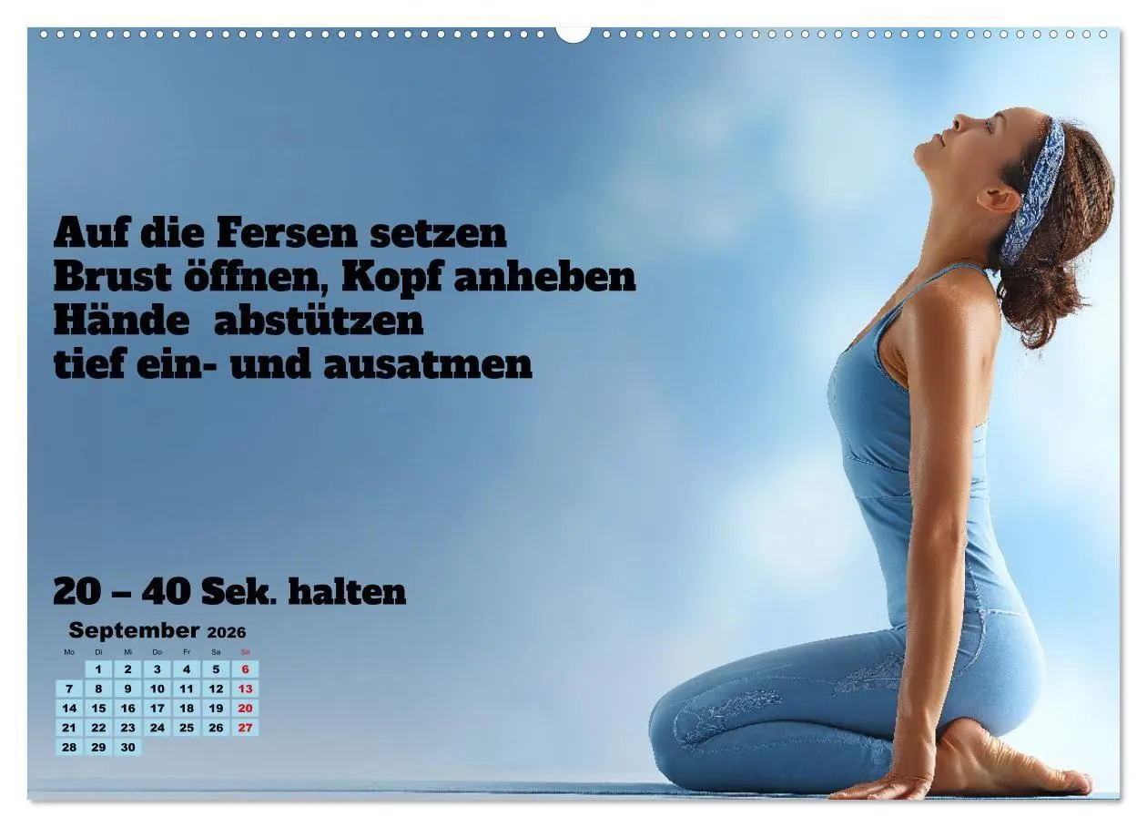 Bild: 9783516700732 | Yoga Kalender - Übungen und Meditation für jeden Monat...