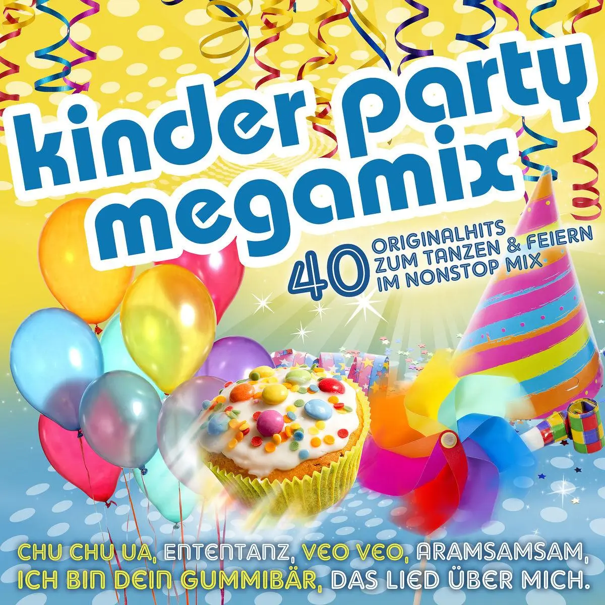Cover: 4260167470832 | Kinder Party Megamix | Various | Audio-CD | 75 Min. | Deutsch | 2014