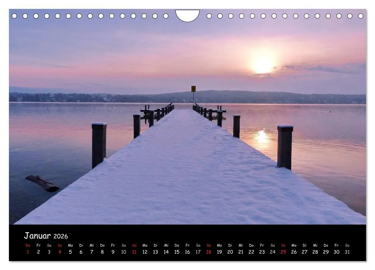 Bild: 9783516170832 | Starnberger See - Silent Moments (Wandkalender 2026 DIN A4 quer),...