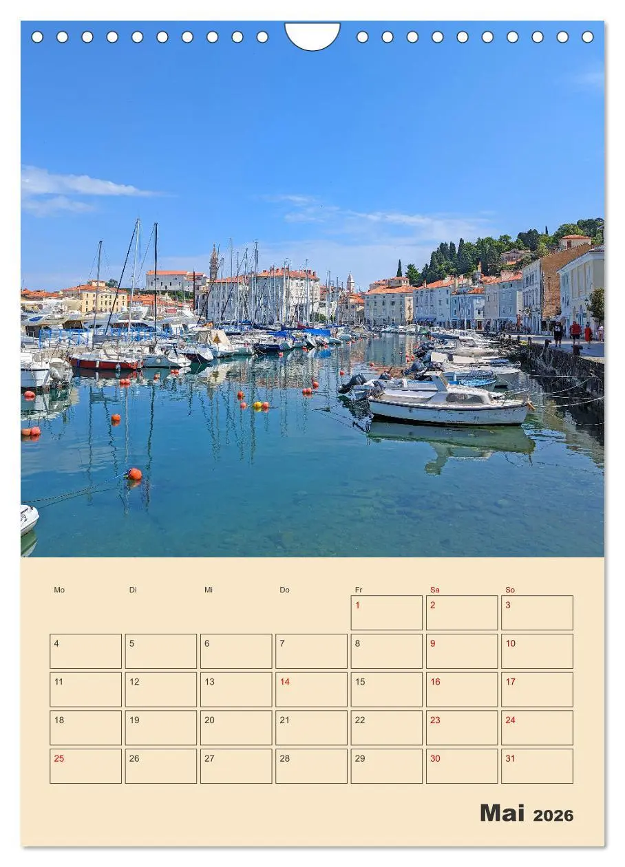 Bild: 9783516310832 | Piran, Sloweniens Perle am Mittelmeer (Wandkalender 2026 DIN A4...