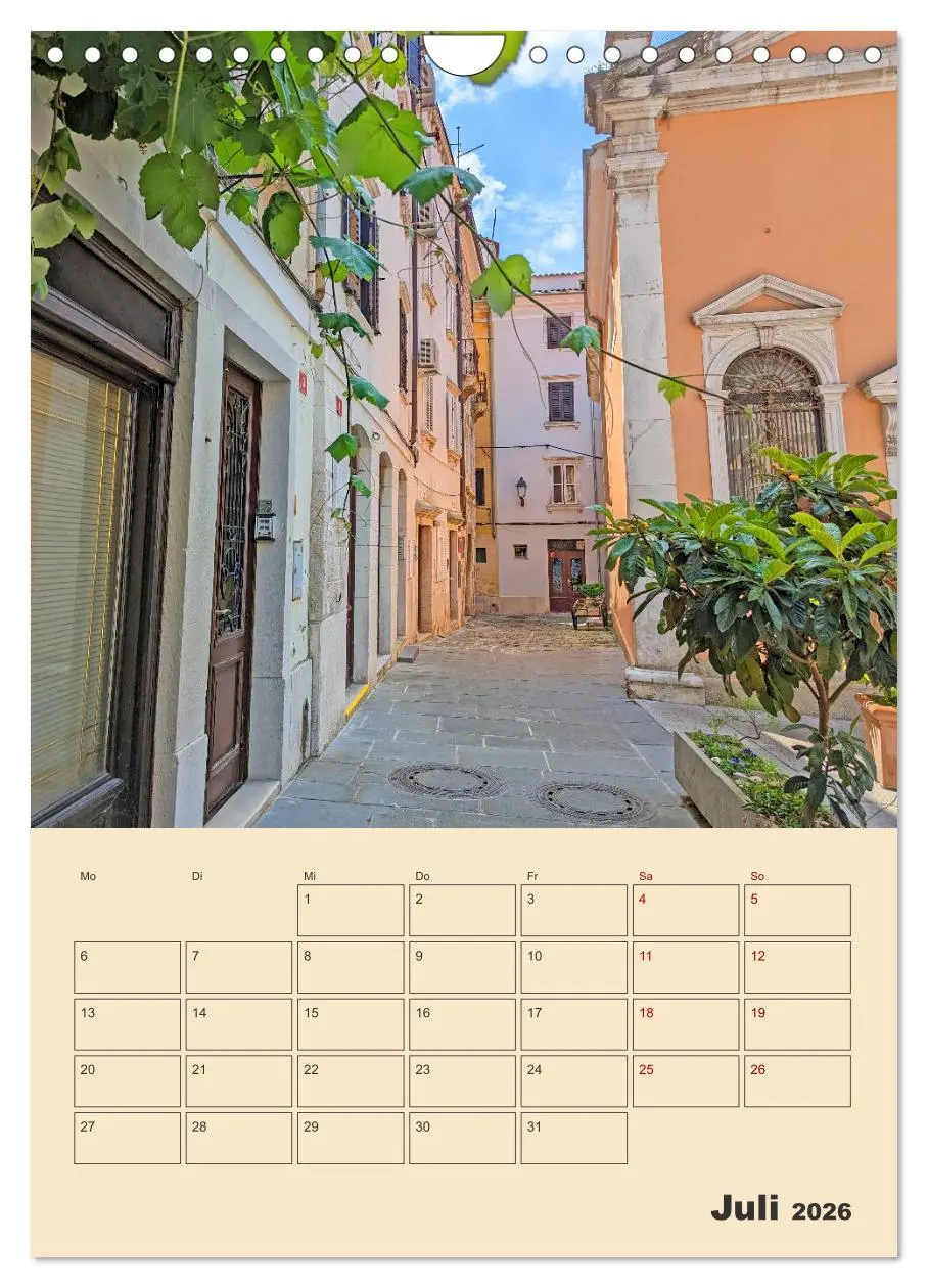 Bild: 9783516310832 | Piran, Sloweniens Perle am Mittelmeer (Wandkalender 2026 DIN A4...