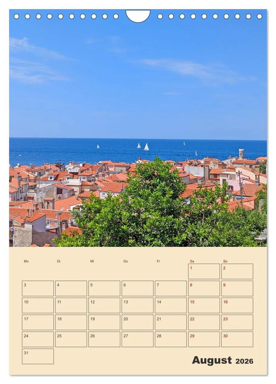 Bild: 9783516310832 | Piran, Sloweniens Perle am Mittelmeer (Wandkalender 2026 DIN A4...